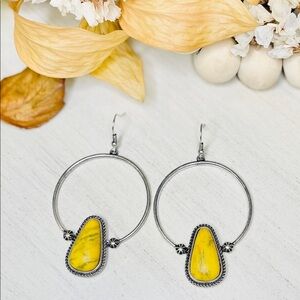 Hoop drop Earrings